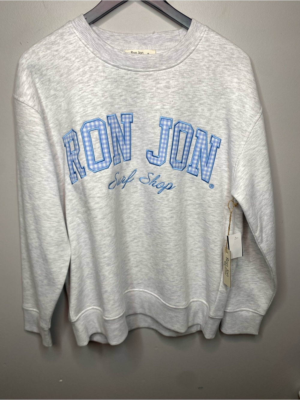 NWT Ron Jon Gingam Crew.